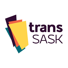 trans sask logo. clicking on image takes you to their donation page.